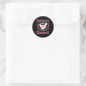 Kip Hen Lief Cadeau Ronde Sticker (Tas)