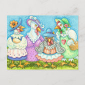 KIP HEN PARTIJ, LAND FEATHERDE VRIENDEN Leuk Briefkaart (Voorkant)