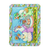 KIP HEN PARTIJ, LAND FEATHERDE VRIENDEN Leuk Magneet (Verticaal)