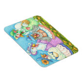 KIP HEN PARTIJ, LAND FEATHERED VRIENDEN Grappig Magneet (Rechterzijde)