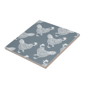 Kip Hen Pluimvee Tegeltje (Zijkant)