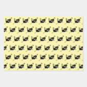 Kip Hen Running Design Wrapping Paper Sheets (Voorkant 3)