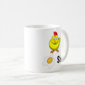 Kip herkent zusters ei koffiemok (Voorkant rechts)