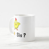 Kip herkent zusters ei koffiemok (Voorkant links)