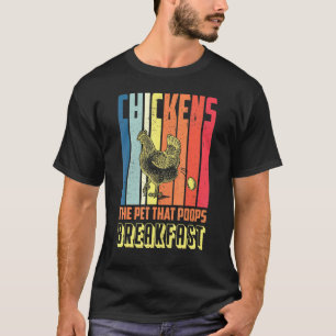 Kip Het Huisdier Dat Poep Ontbijt T-shirt