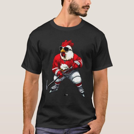 Kip-Ijshockey T-shirt (Voorkant)