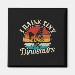 Kip Ik Kweek Kleine Dinosaurussen Boer Boerderij G Magneet