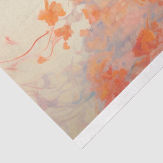 Kip in bloemen 1 Decoupage papier (Detail)