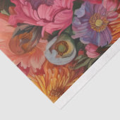 Kip in bloemen 4 Decoupage papier (Detail)