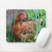 Kip in de Grass Mousepad Muismat (Met muis)