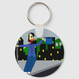 Kip in de regen - Bock Keyring! Sleutelhanger