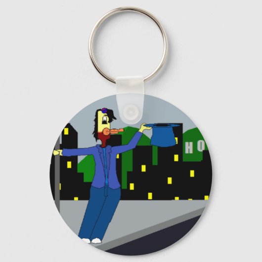 Kip in de regen - Bock Keyring! Sleutelhanger (Voorkant)