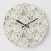 Kip in de tuin grote klok (Voorkant)