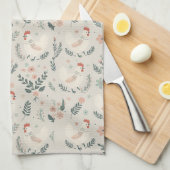 Kip in de tuin theedoek (Quarter Fold)