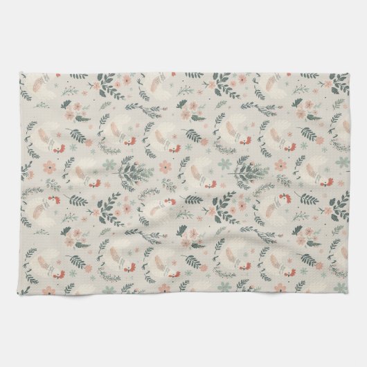 Kip in de tuin theedoek (Horizontaal)