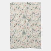 Kip in de tuin theedoek (Verticaal)