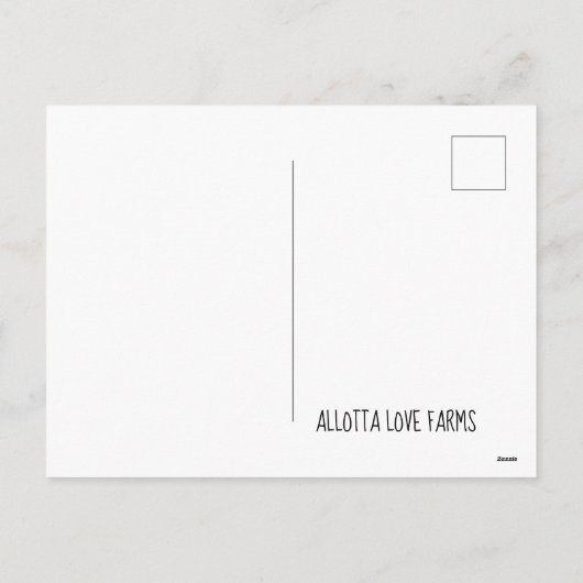 Kip in een pompoen feestdagenkaart (Achterkant)