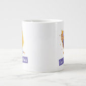 Kip in een Tutu Grote Koffiekop (Voorkant)