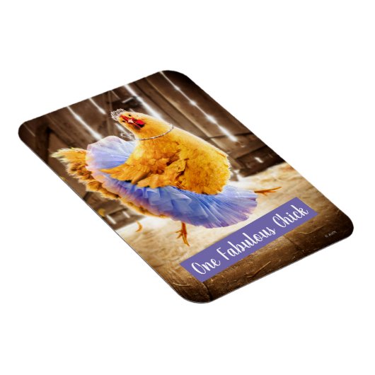 Kip in een Tutu Magneet (Rechterzijde)