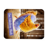 Kip in een Tutu Magneet (Horizontaal)