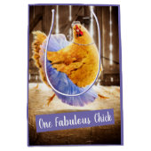 Kip in een Tutu Medium Cadeauzakje (Voorkant)