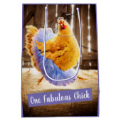 Kip in een Tutu Medium Cadeauzakje (Achterkant)