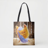 Kip in een Tutu Tote Bag (Voorkant)