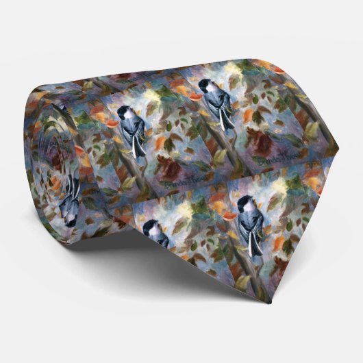 Kip in het Stropdas van de Herfst (Opgerold)