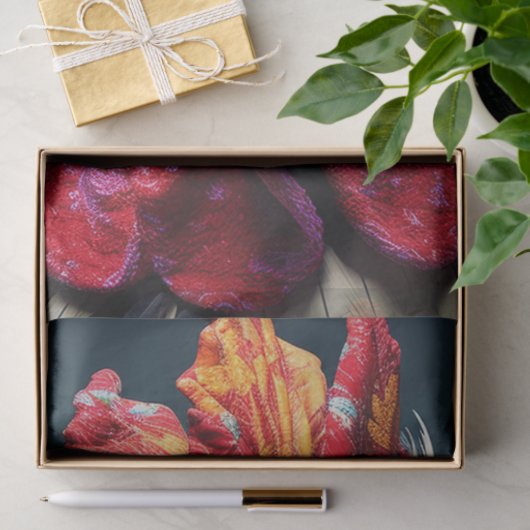 Kip in Rode Bril Wackadoodle Decoupage Tissuepapier (Geschenk)