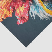 Kip in Rode Bril Wackadoodle Decoupage Tissuepapier (Detail)