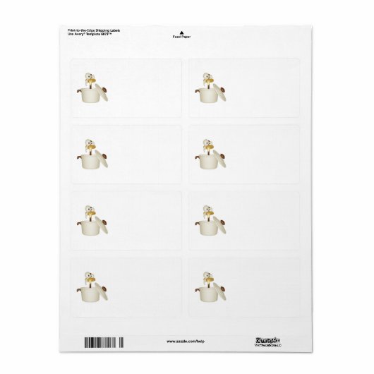 Kip in soep label (Full Sheet)