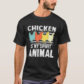 Kip Is Mijn Spirituele Dier Vintage Amerikaanse Vl T-shirt