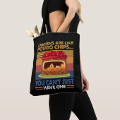 Kip is net als aardappelchips dat je niet zomaar 1 tote bag (Dichtbij)