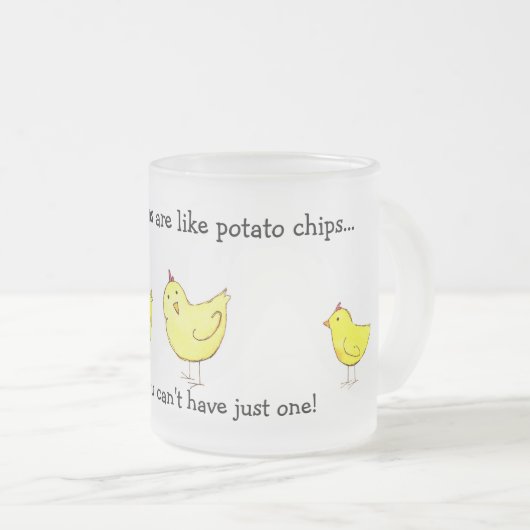 Kip is net als Mok van aardappelchips (Voorkant rechts)