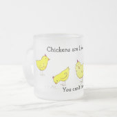 Kip is net als Mok van aardappelchips (Voorkant links)