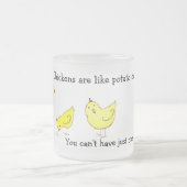 Kip is net als Mok van aardappelchips (Center)