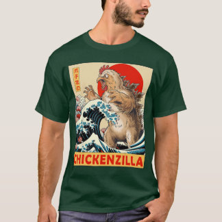 Kip Japans Kunst Grappige Kip Cadeaus voor Mannen  T-shirt
