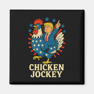 Kip Jockey Trump Funny Meme 2 Magneet