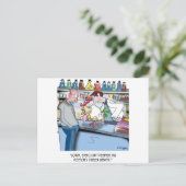 Kip kan de Chicken Scratch van de Doctor niet ontc Briefkaart (Staand voorkant)