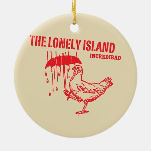 Kip Keramisch Ornament (Achterkant)