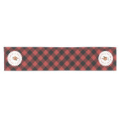 Kip Kerst Buffel Plaid Korte Tafelloper (Horizontaal)