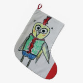 Kip Kerst Kous Grote Kerstsok (Voorkant (Hangend))