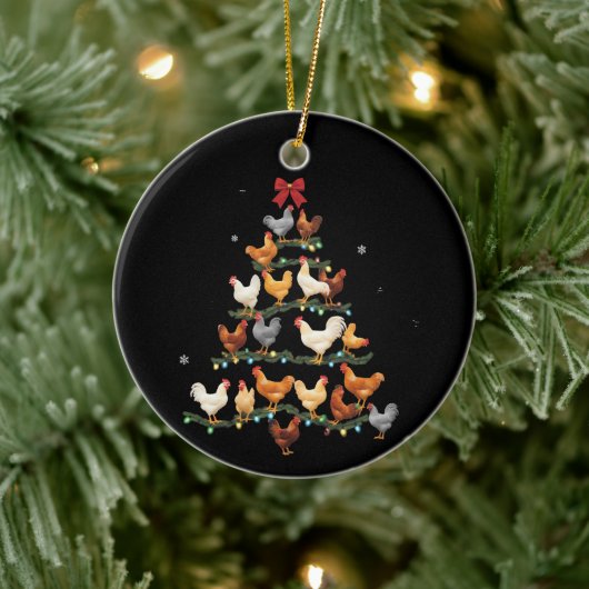 Kip Kerstboom Decoratie Kerst Kippenliefhebber (Boom)