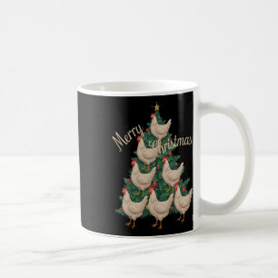 Kip Kerstboom Grappige Kippen Kerstboom Koffiemok