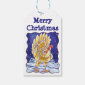 Kip-kerstcadeautags Cadeaulabel (Voorkant)