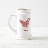 Kip Kip Gepersonaliseerd Bierpul (Links)