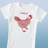 Kip Kip Gepersonaliseerd T-shirt