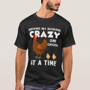 Kip Kip T-shirt Gekke Kippen Dame
