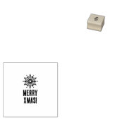 Kip, kippeneieren | Vrolijk kerstfeest | Ei mini s Rubberstempel (Gestempeld)