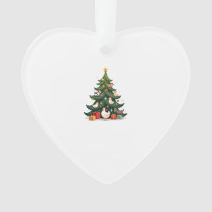 Kip Koe Geit Paard Boerderij Dier Boer Kerstmis Ornament